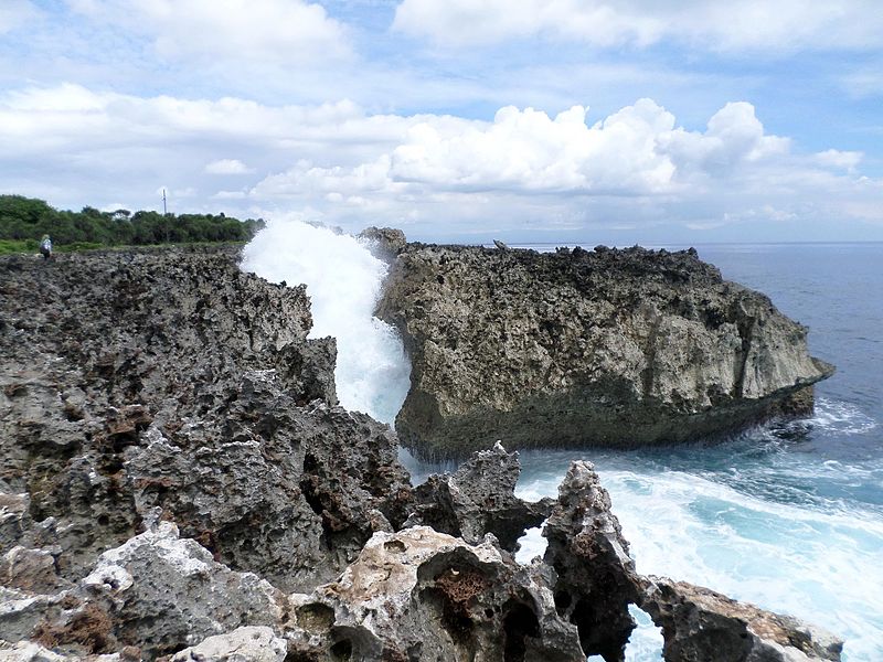 Thigns to do in Nusa Dua, Water Blow Point in Nusa Dua