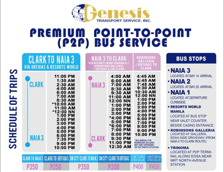 manila to Clark, manila to clark airport, p2p bus, point to point bus, manila airport to city, manila airport to makati