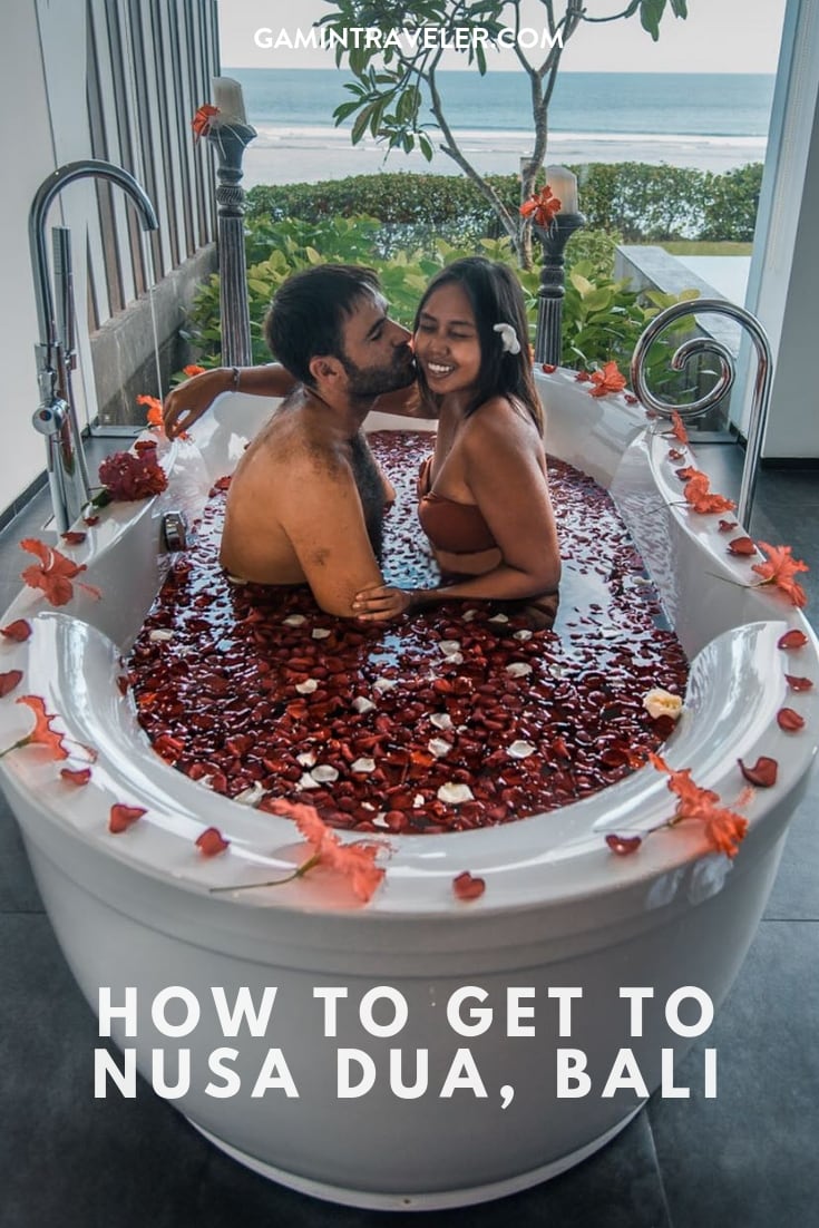how to get to nusa dua pin