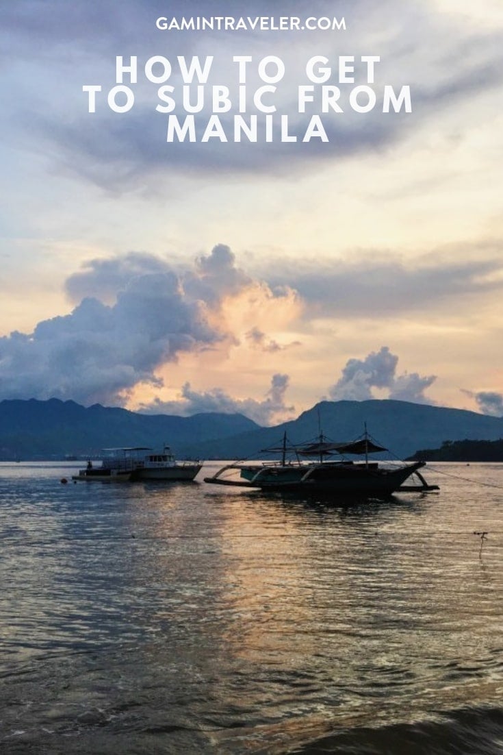 how to get to subic from Manila