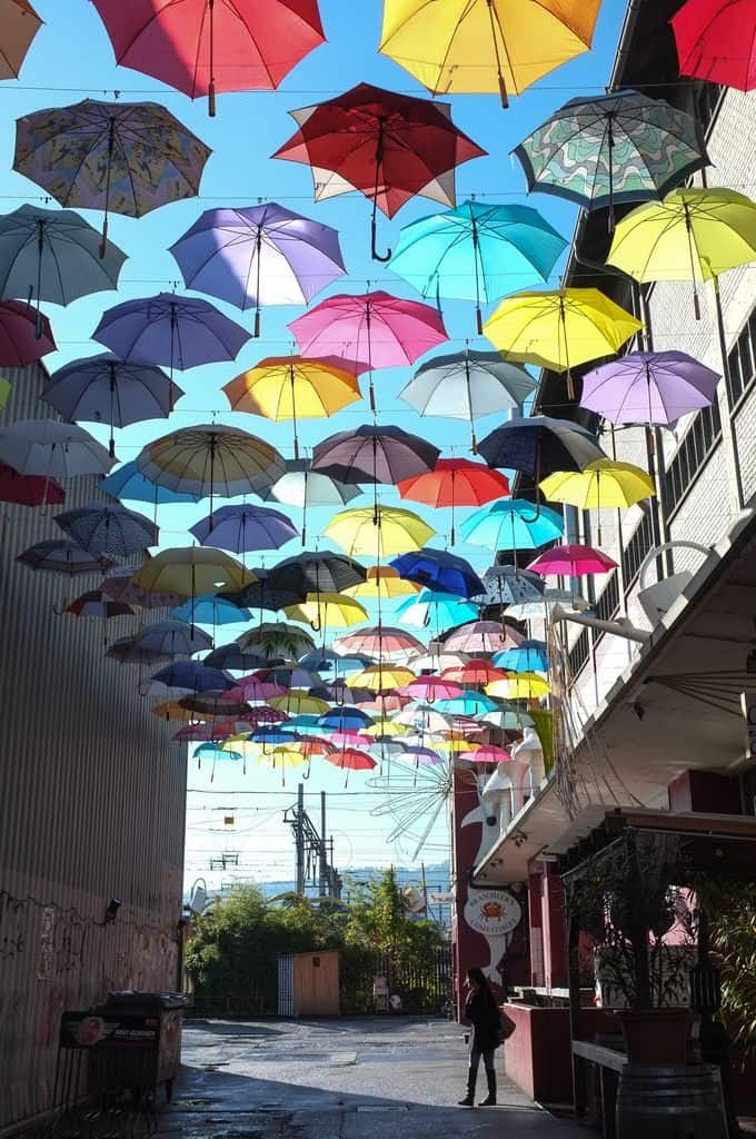 Zurich Tourist Spots, Things to do in Zurich, Gerold Cuchi umbrellas