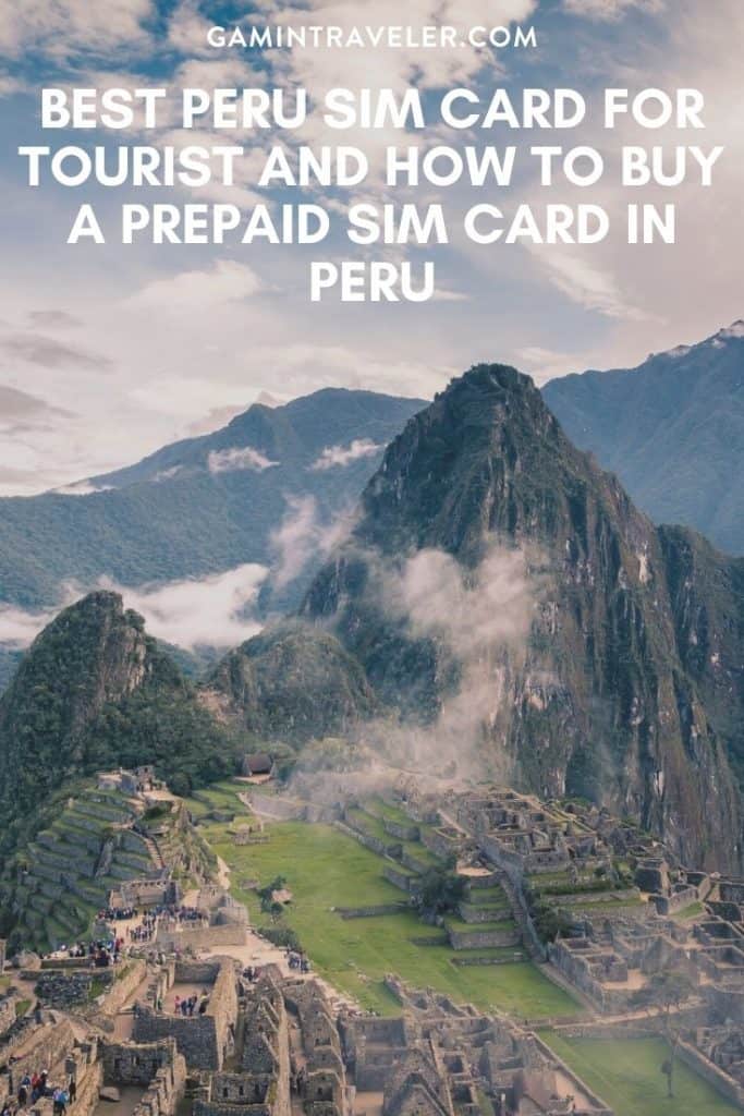 sim card Peru, peru prepaid sim card, peru sim card, peru sim card for tourist, sim card Lima airport, cheapest sim card in Peru
