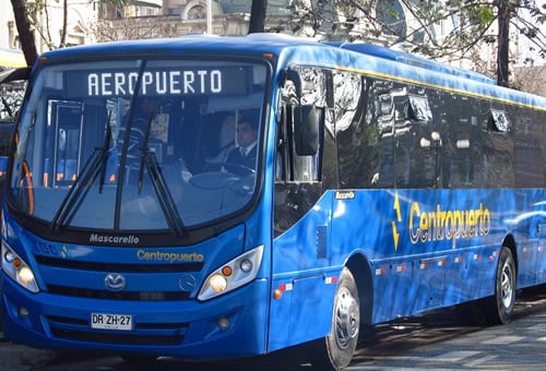 Tur Bus Santiago Airport, santiago airport to city, Arturo Merino Benítez Airport, Bus Santiago Airport, How To Get From Santiago Airport to City Center. Centropuerto Bus Santiago