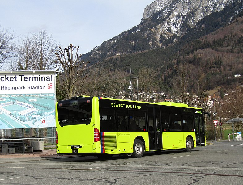 Liemobil Bus, Zurich to Vaduz, Zurich to Liechtenstein