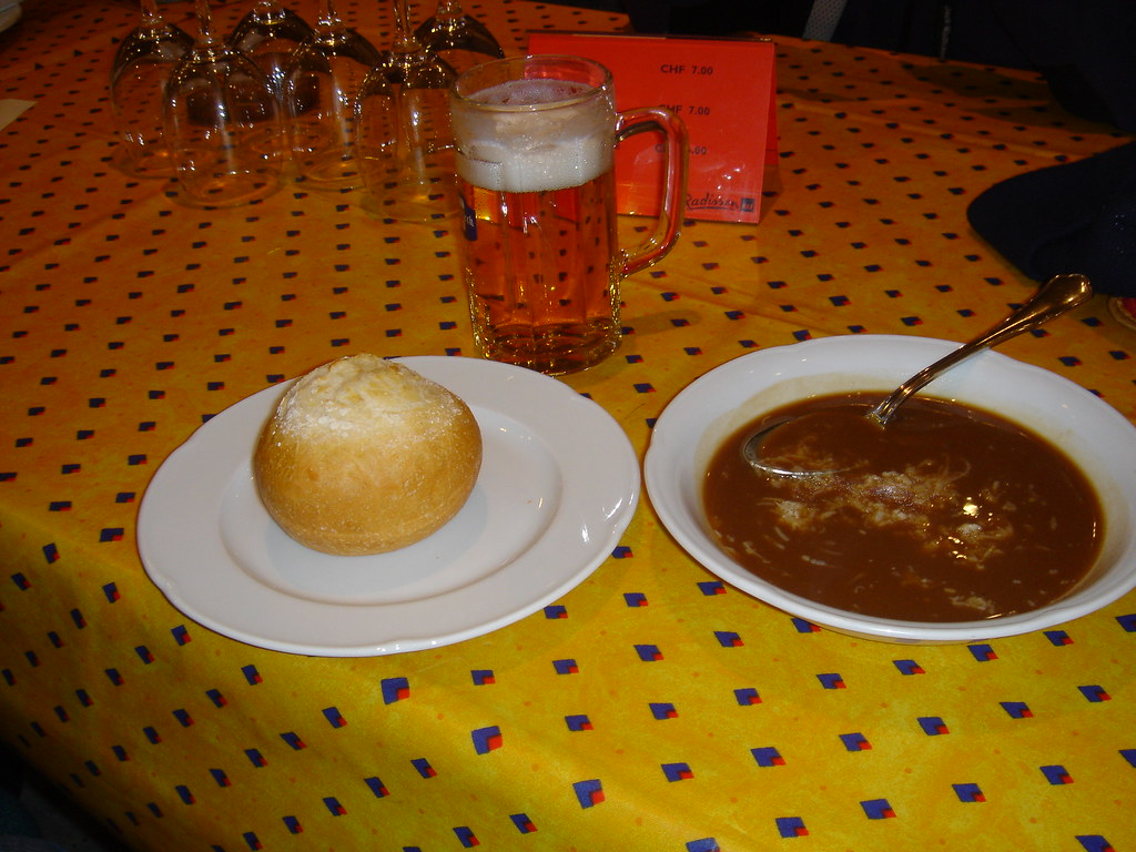 Basel Style Roasted Flour Soup,  Swiss food, Switzerland food, Swiss cuisine, Swiss dishes, Switzerland traditional food