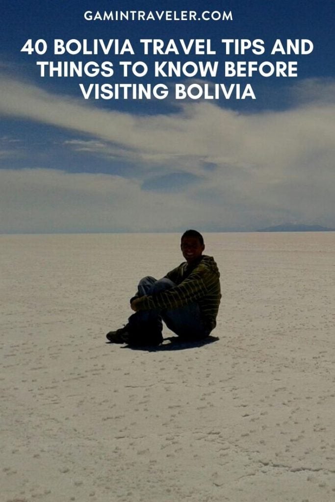 Bolivia travel tips, things to know before visiting Bolivia, facts about Bolivia