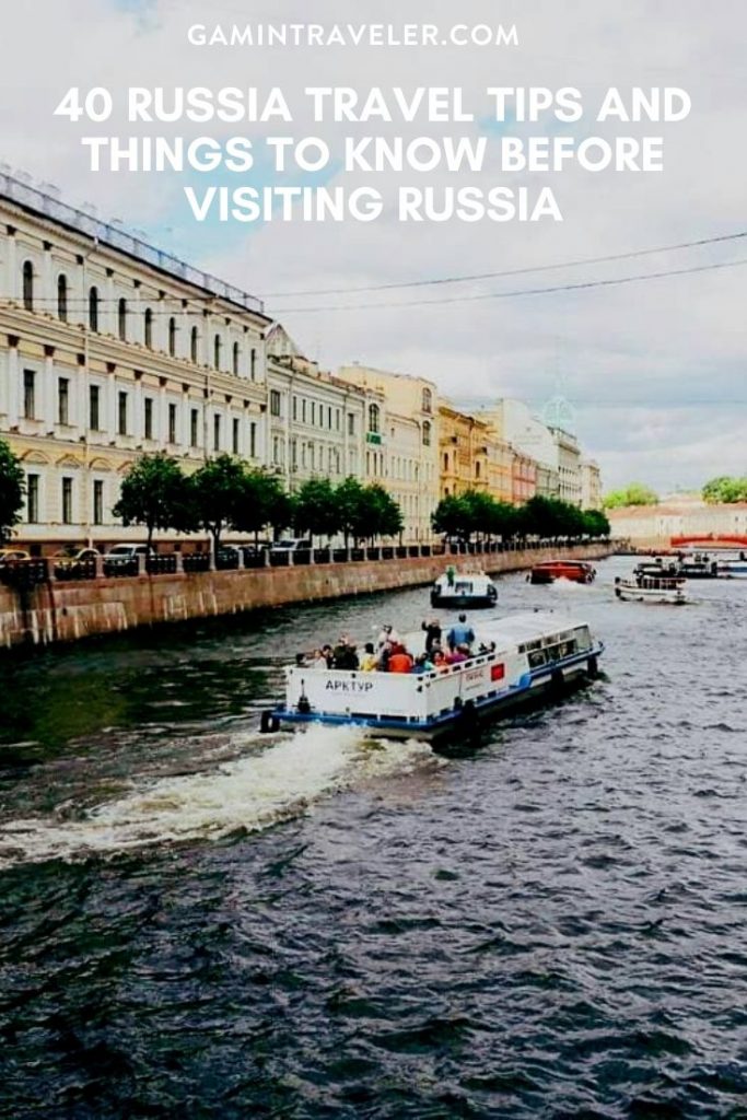Russia travel tips, things to know before visiting Russia, facts about Russia