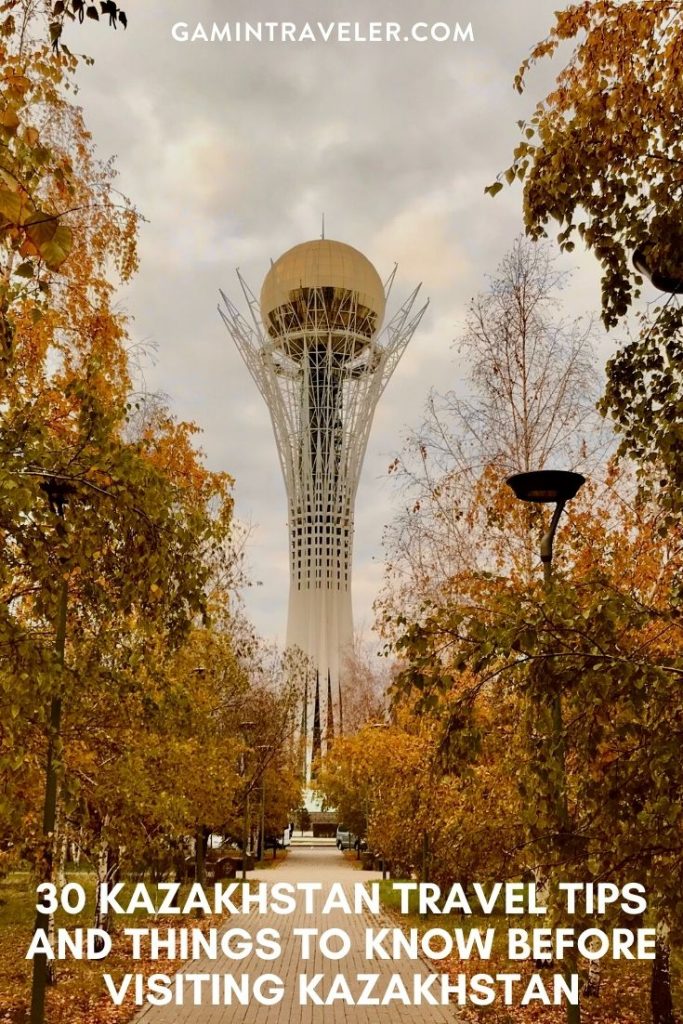 Kazakhstan travel tips, things to know before visiting Kazakhstan, facts about Kazakhstan