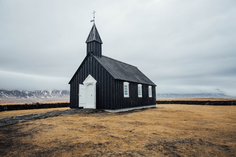 Black Budir church south