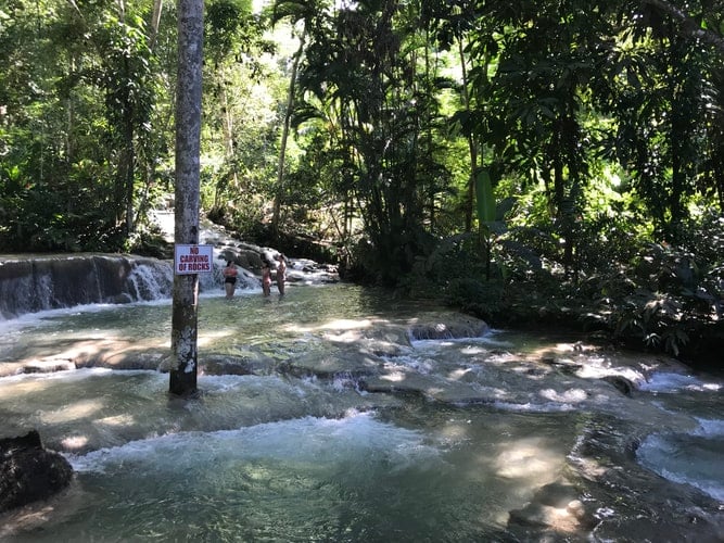 Jamaica instagram spots, most instagrammable places in Jamaica, Jamaica photos, Jamaica photography, Dunn's River Falls  Ocho Rios vs Montego Bay - Best 5 Reasons to Choosing Your Next Jamaican Holiday Spot