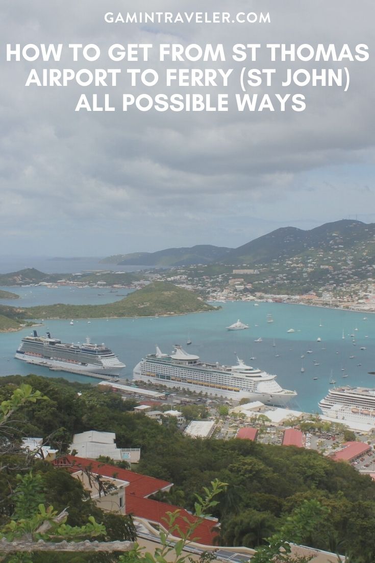 How To Get From St Thomas Airport To Ferry (St John) - All Possible Ways, cheapest way from St Thomas airport to ferry, St thomas airport to st john
