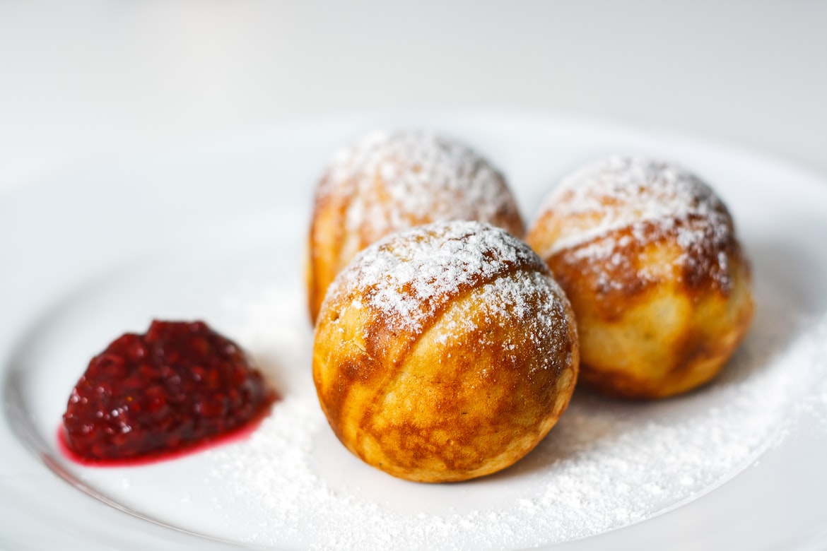 Denmark Food, Danish food, Danish cuisine, traditional snacks and desserts in Denmark, Denmark snacks, Denmark desserts, Danish dessert, Danish snacks, ÆBLESKIVER