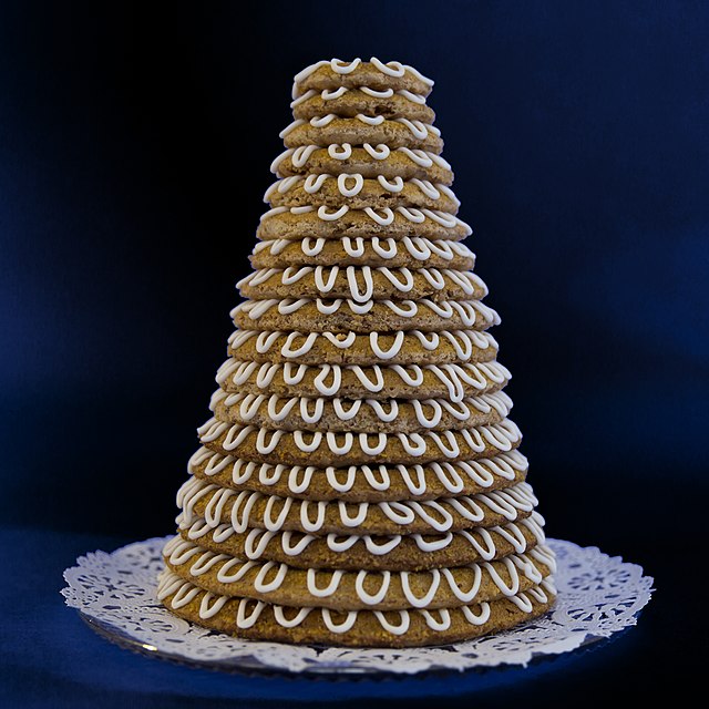 Denmark Food, Danish food, Danish cuisine, traditional snacks and desserts in Denmark, Denmark snacks, Denmark desserts, Danish dessert, Danish snacks, kransekage