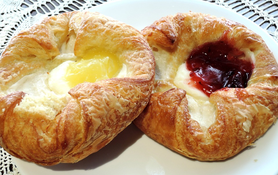Denmark Food, Danish food, Danish cuisine, traditional snacks and desserts in Denmark, Denmark snacks, Denmark desserts, Danish dessert, Danish snacks, WIENERBRØD