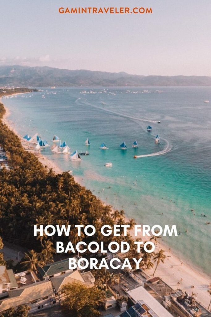 BACOLOD TO BORACAY PIN