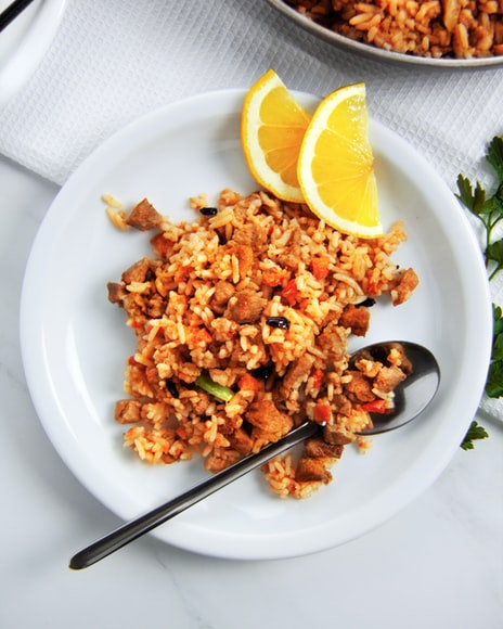 Moroccan Pilaf - Moroccan Vegan and Vegetarian Dish