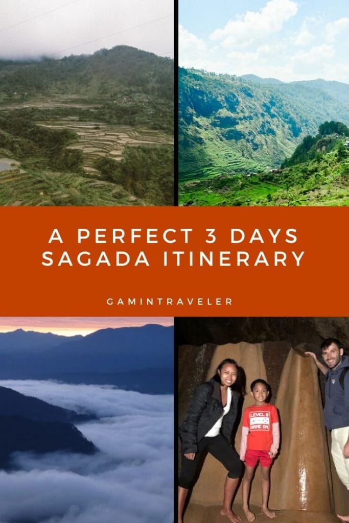 SAGADA ITINERARY