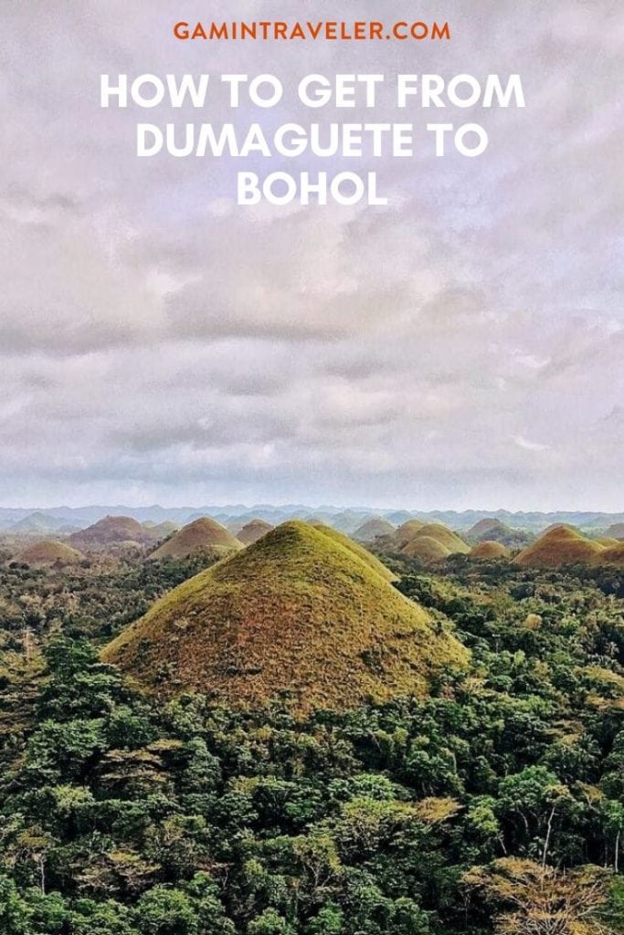 DUMAGUETE TO BOHOL