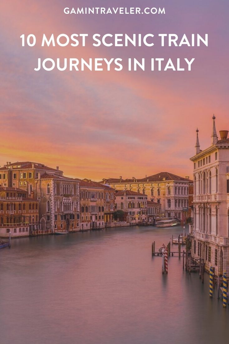Most Scenic Train Journeys in Italy