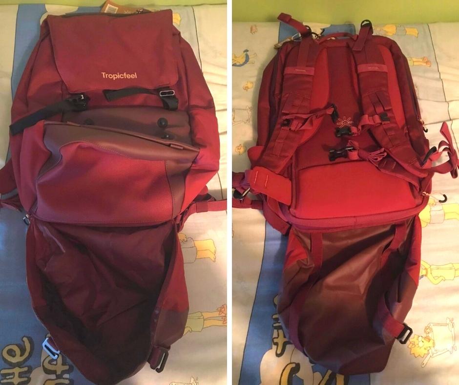 Shell Tropicfeel Backpack Red Chocolate, Tropicfeel Shell Backpack Review