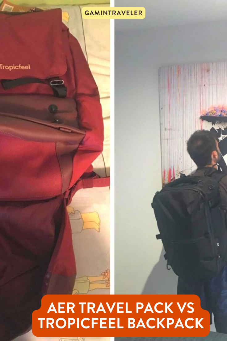 AER TRAVEL PACK VS TROPICFEEL BACKPACK