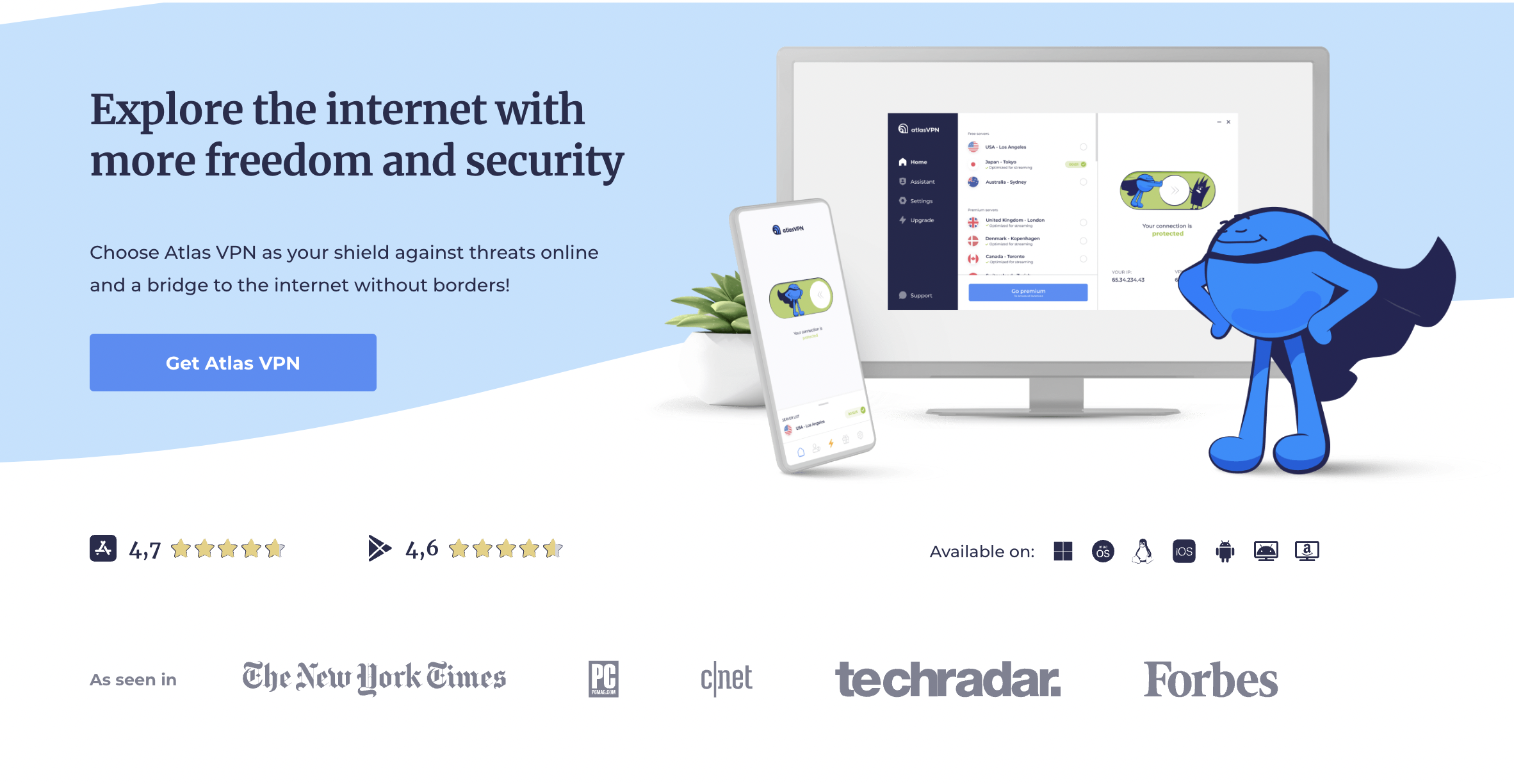 Atlas VPN vs Proton VPN, Proton VPN vs Atlas VPN