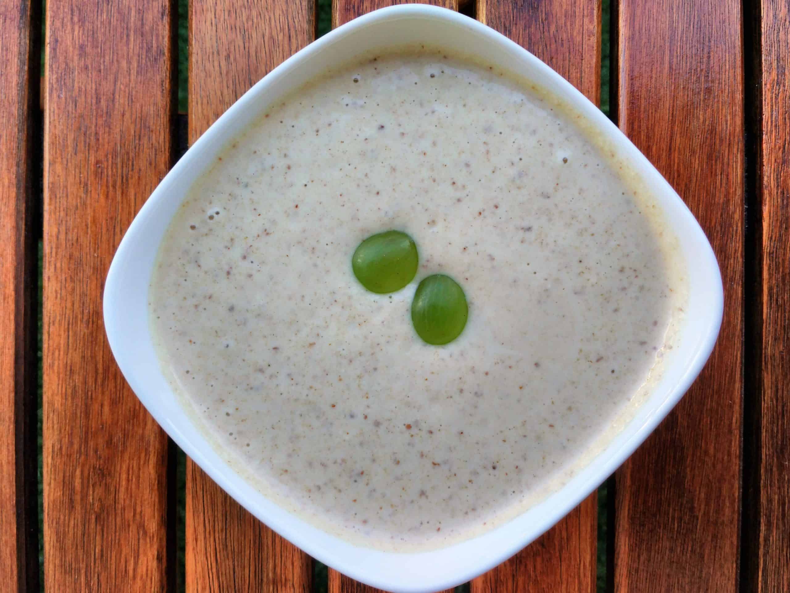 vegetarian food in Spain, vegan food in Spain, Spainish vegetarian dishes, vegan in Spain, vegetarian in Spain, plant based food in Spain, Ajo Blanco