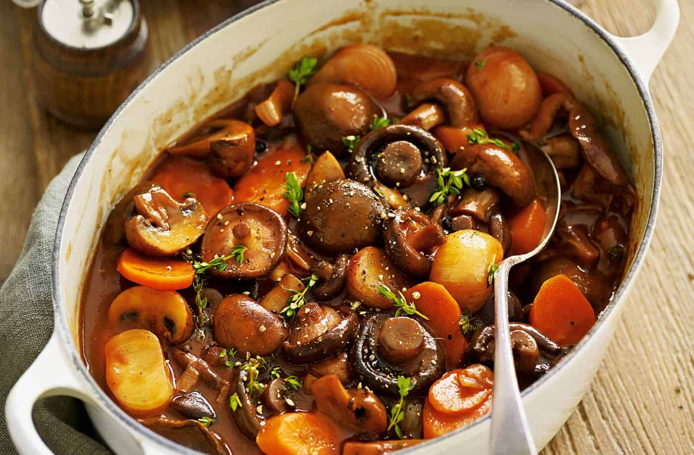  Vegetarian Bourguignon, vegetarian food in France, vegan food in France, French vegetarian dishes, vegan in France, vegetarian in France, plant based in France