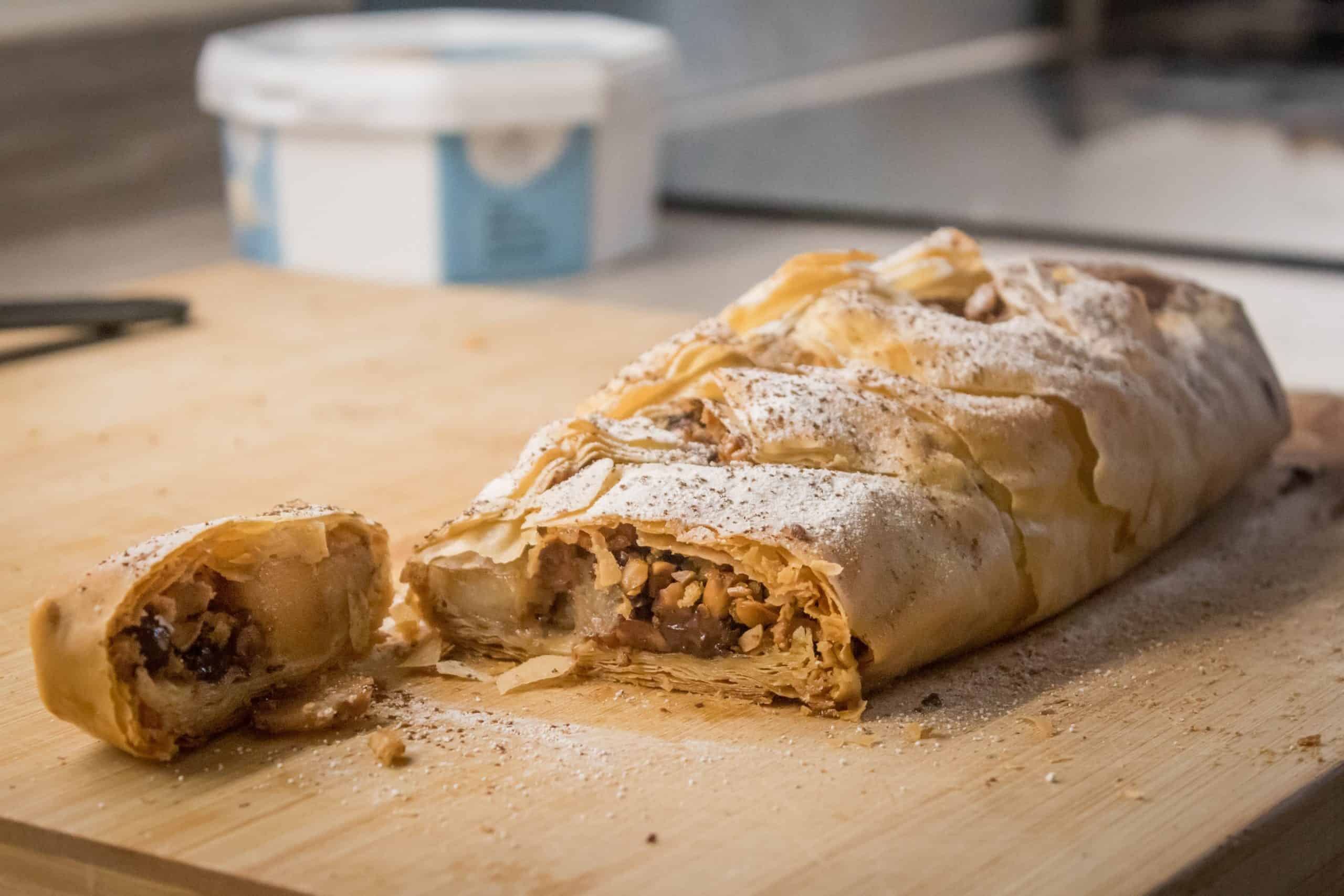 german apple strudel apfelstrudel German desserts scaled