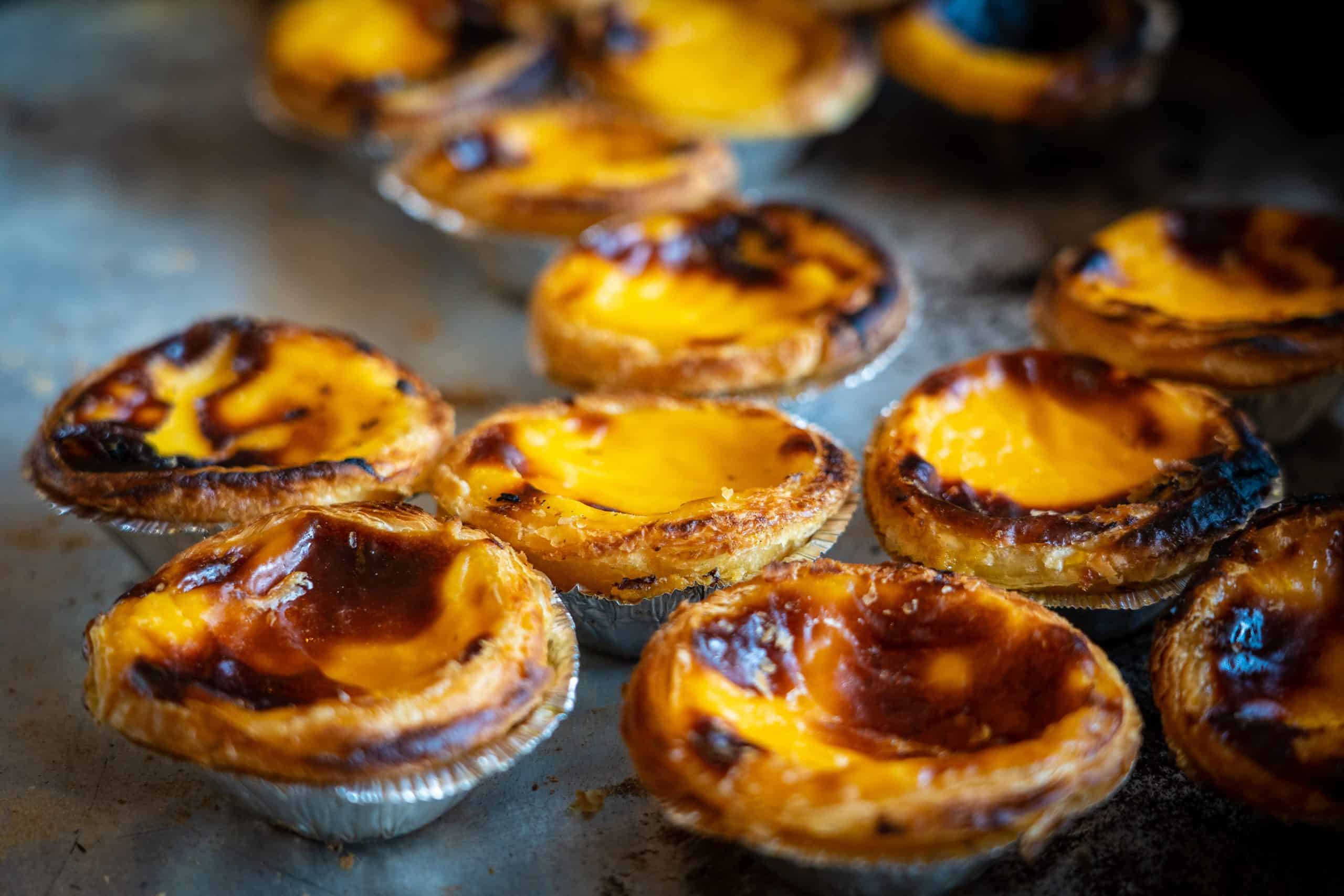 Pastel de Nata - Egg Tart - Breakfast in Portugal, Portuguese Breakfast, Traditional Breakfast in Portugal 