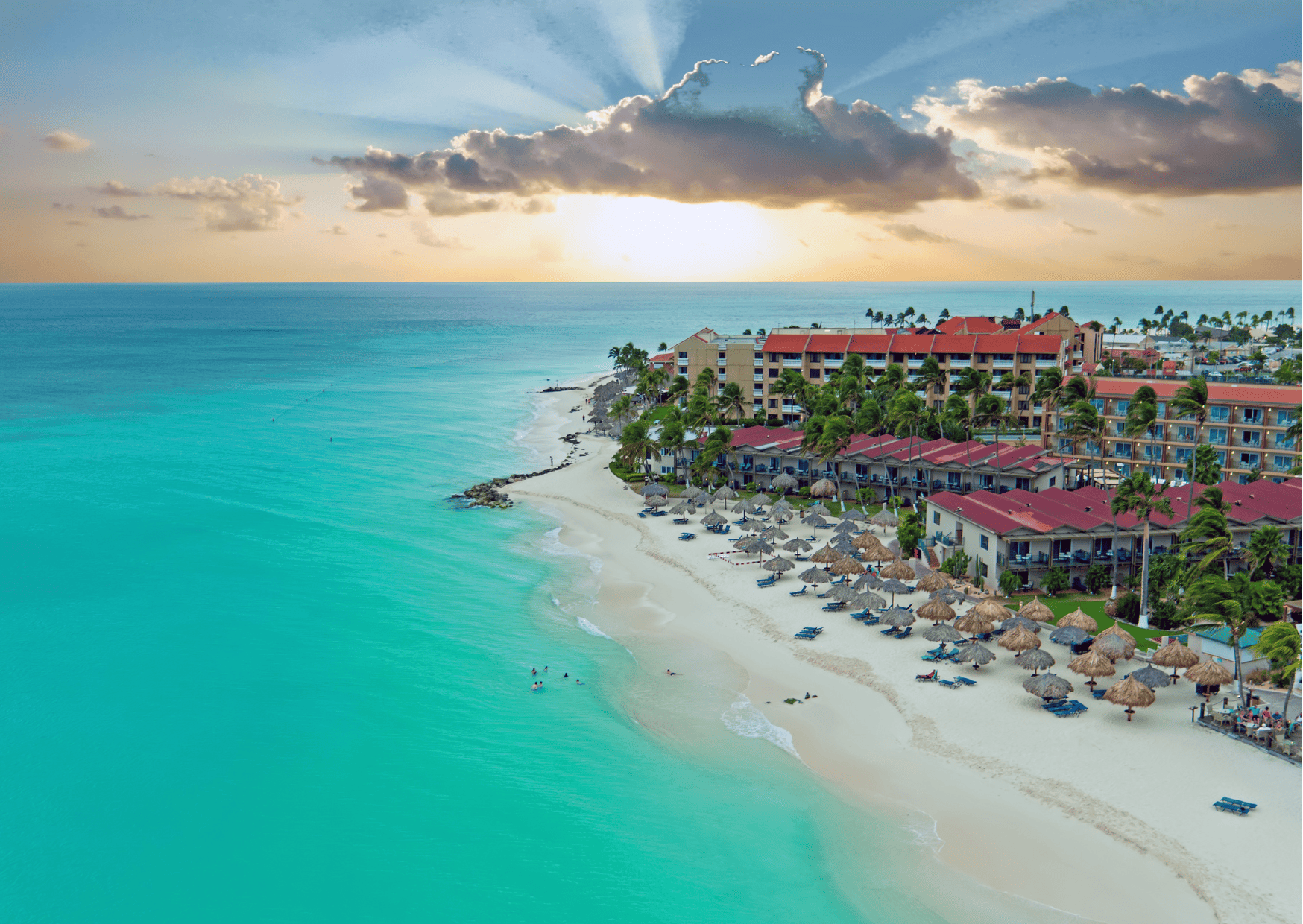 manchebo Beach in Aruba - Aruba vs Belize