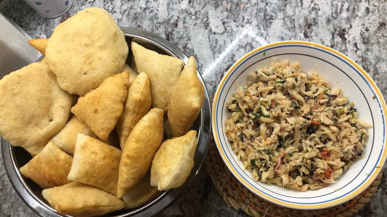 Breakfast in Suriname, typical breakfast in Suriname, Suriname breakfast