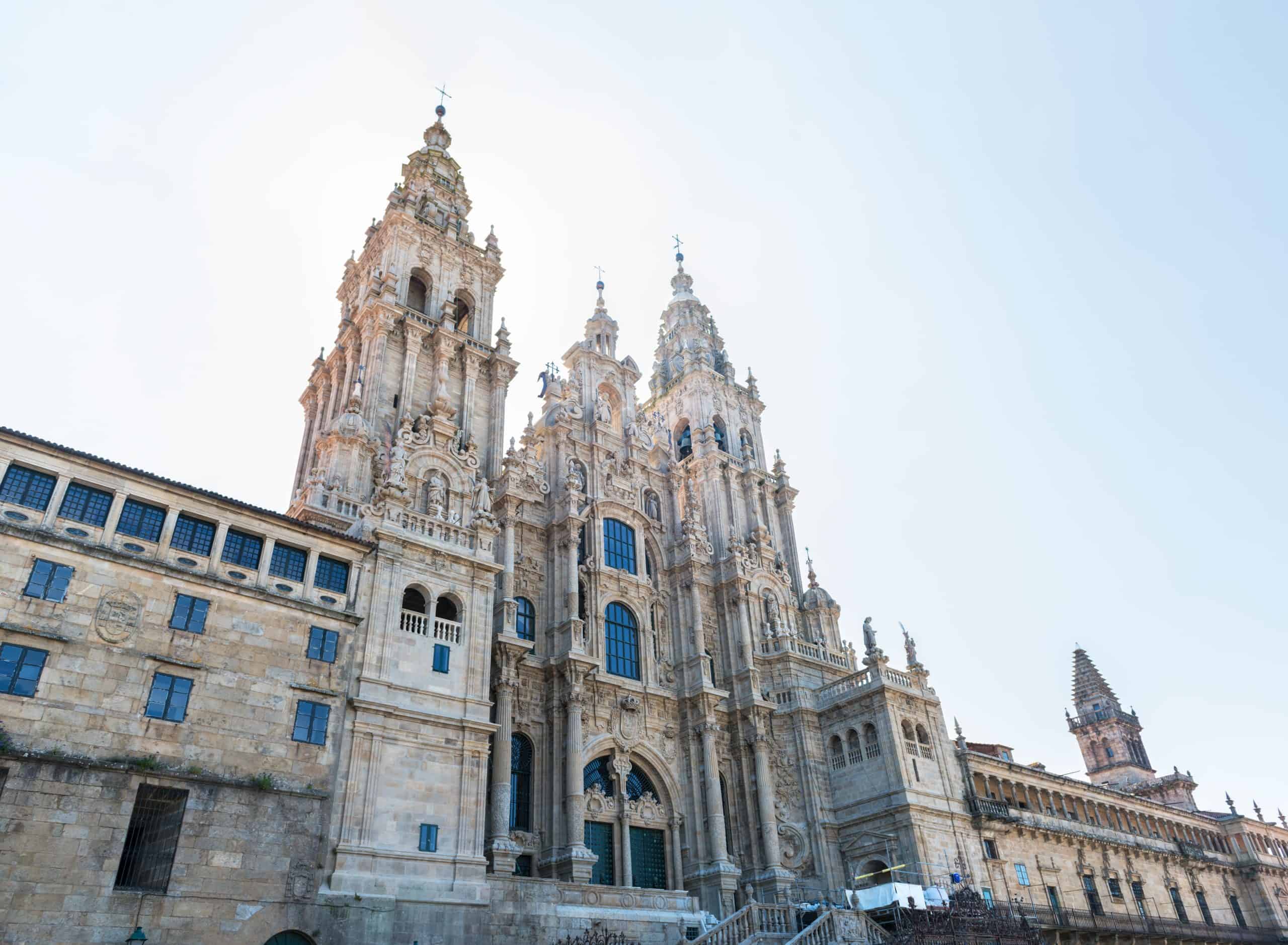 santiago de compostela, camino frances route, camino de santiago 