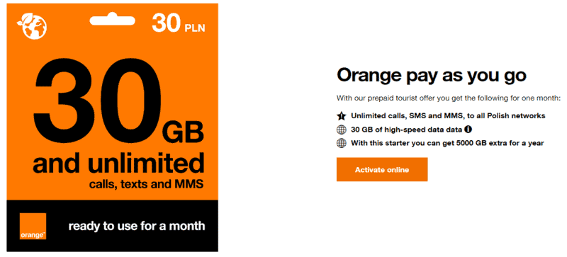 Orange Warsaw sim card, Warsaw Airport SIM Card: Getting a SIM Card In Warsaw