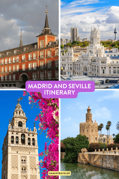 madrid and seville itinerary