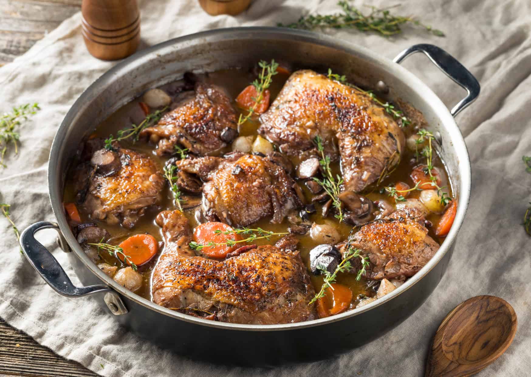 How to Make Coq au Vin Like Julia Child - Recipe, Tips, and Calories