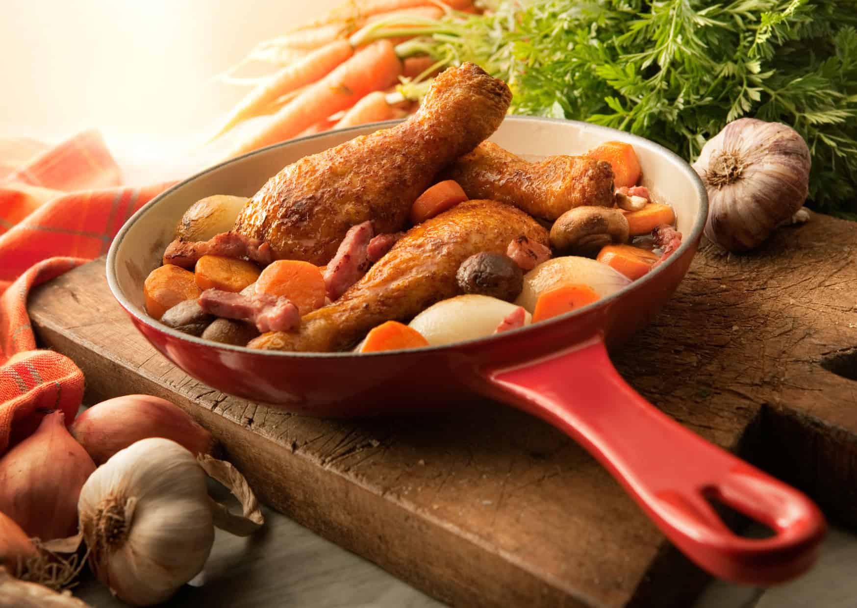 How to Make Coq au Vin Like Julia Child - Recipe, Tips, and Calories