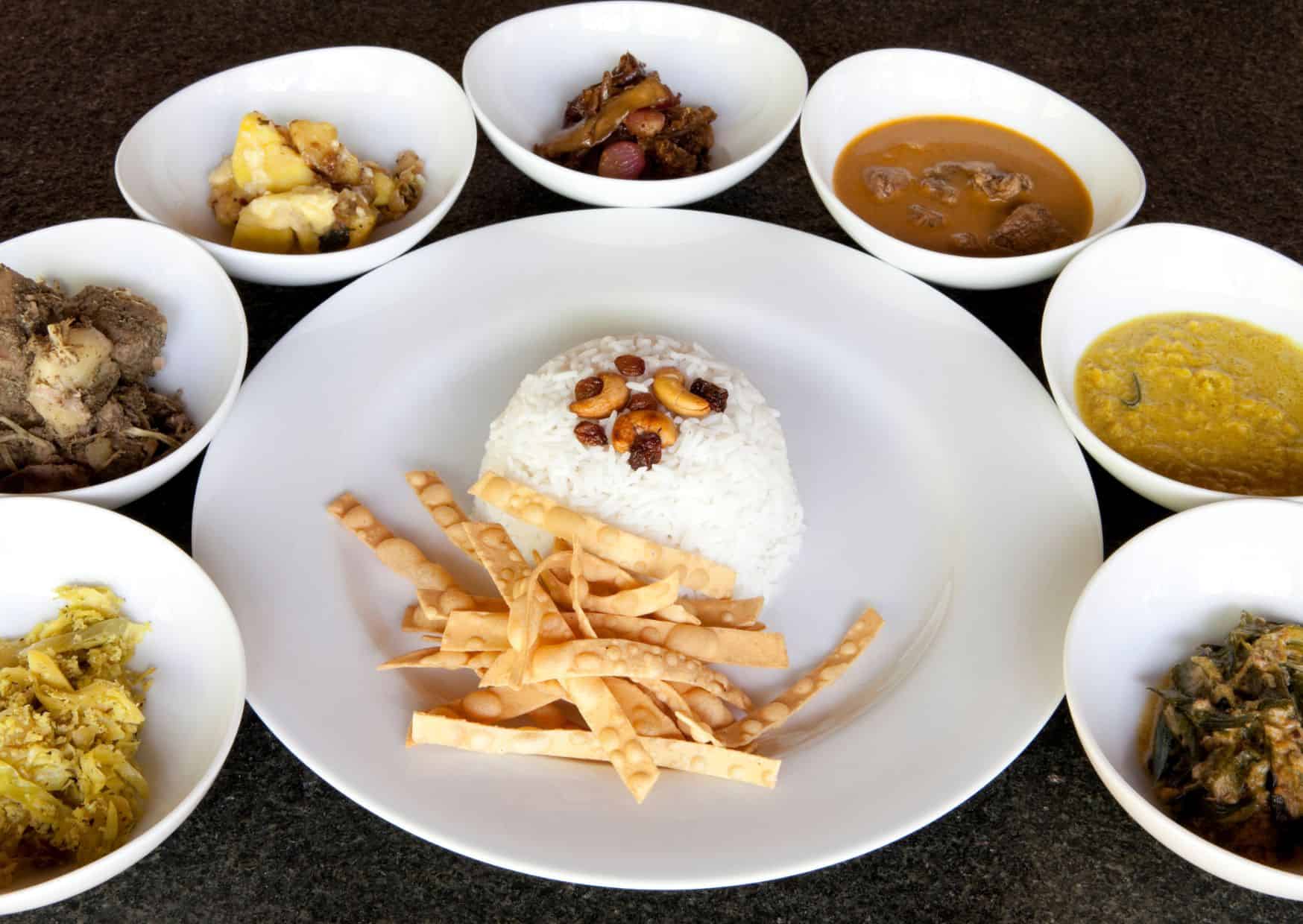 Most Popular Food in Sri Lanka: Rice And Curry
