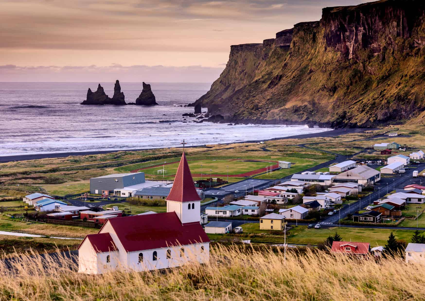 Happiest Countries in the World Vik Town Southern Iceland