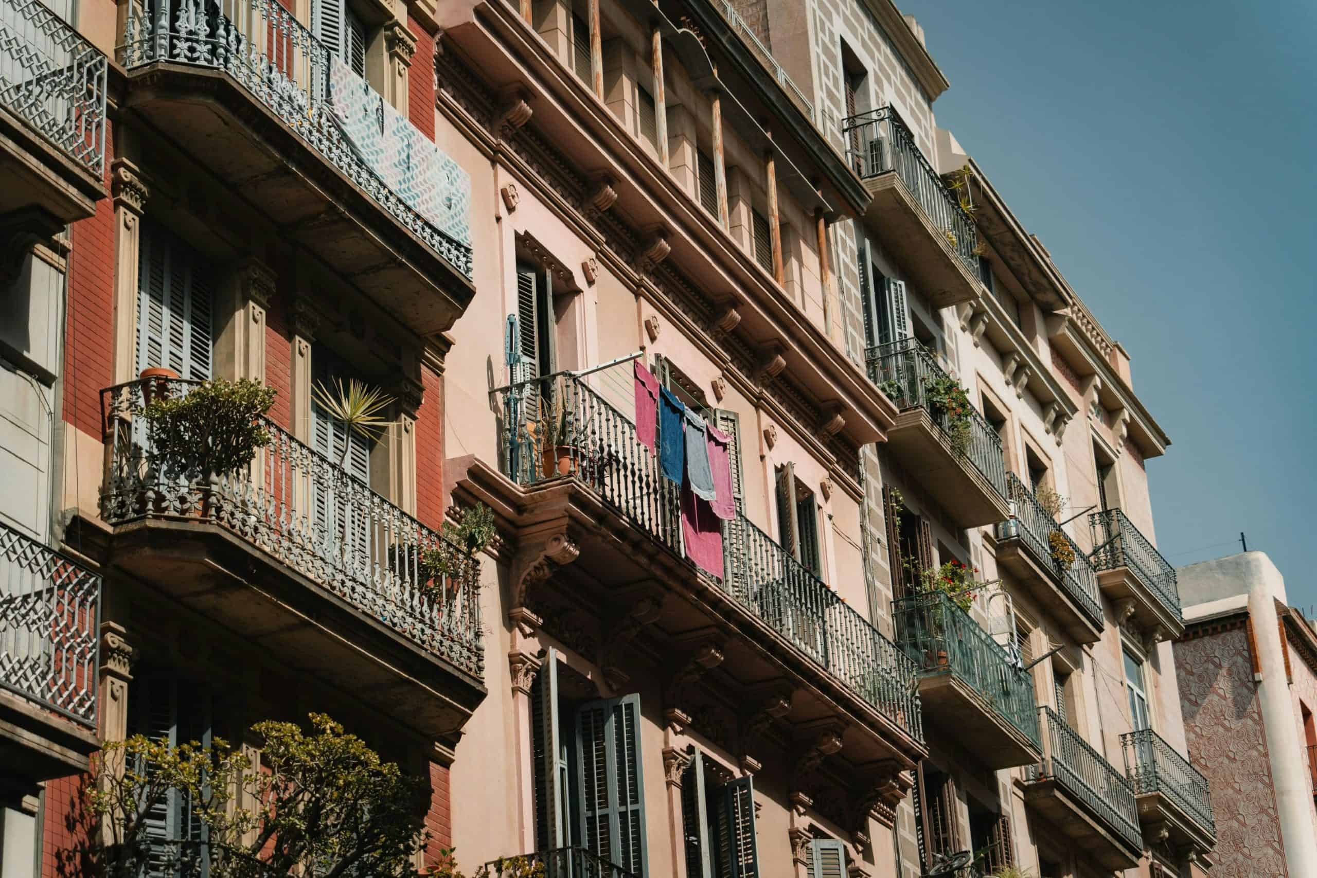 Madrid balconies scaled