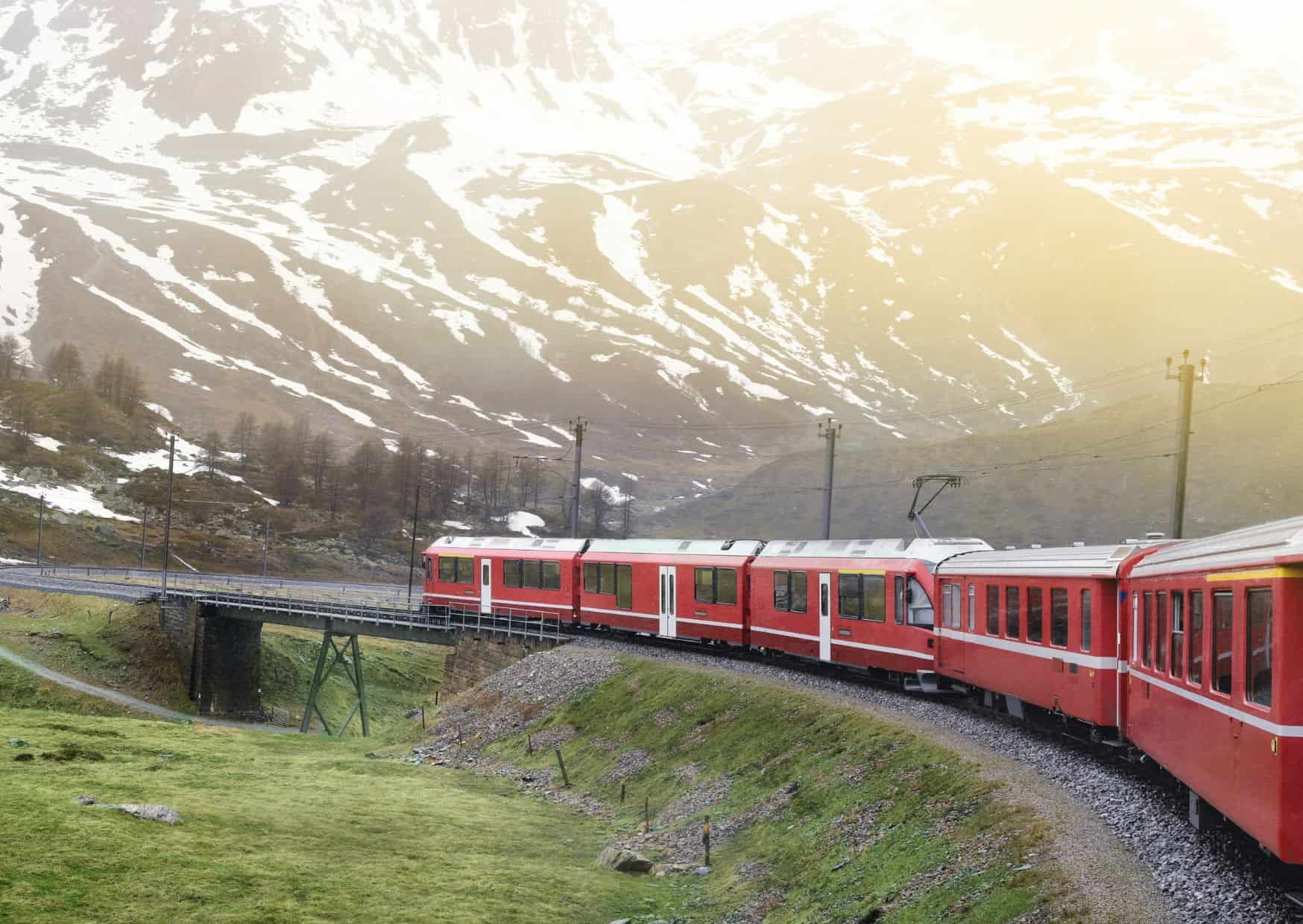 The Bernina Express (Switzerland and Italy)
