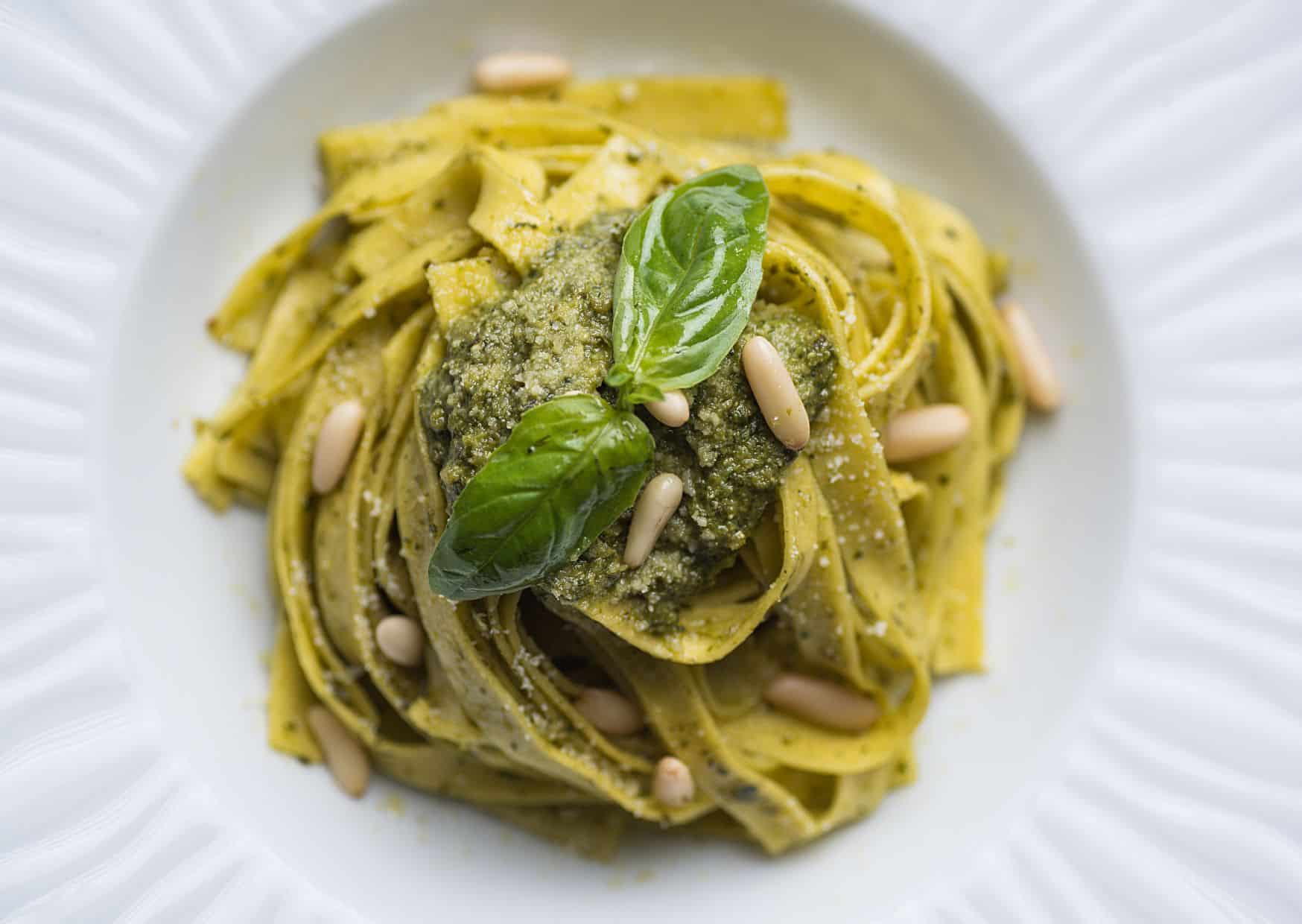 Tagliatelle al Pesto
