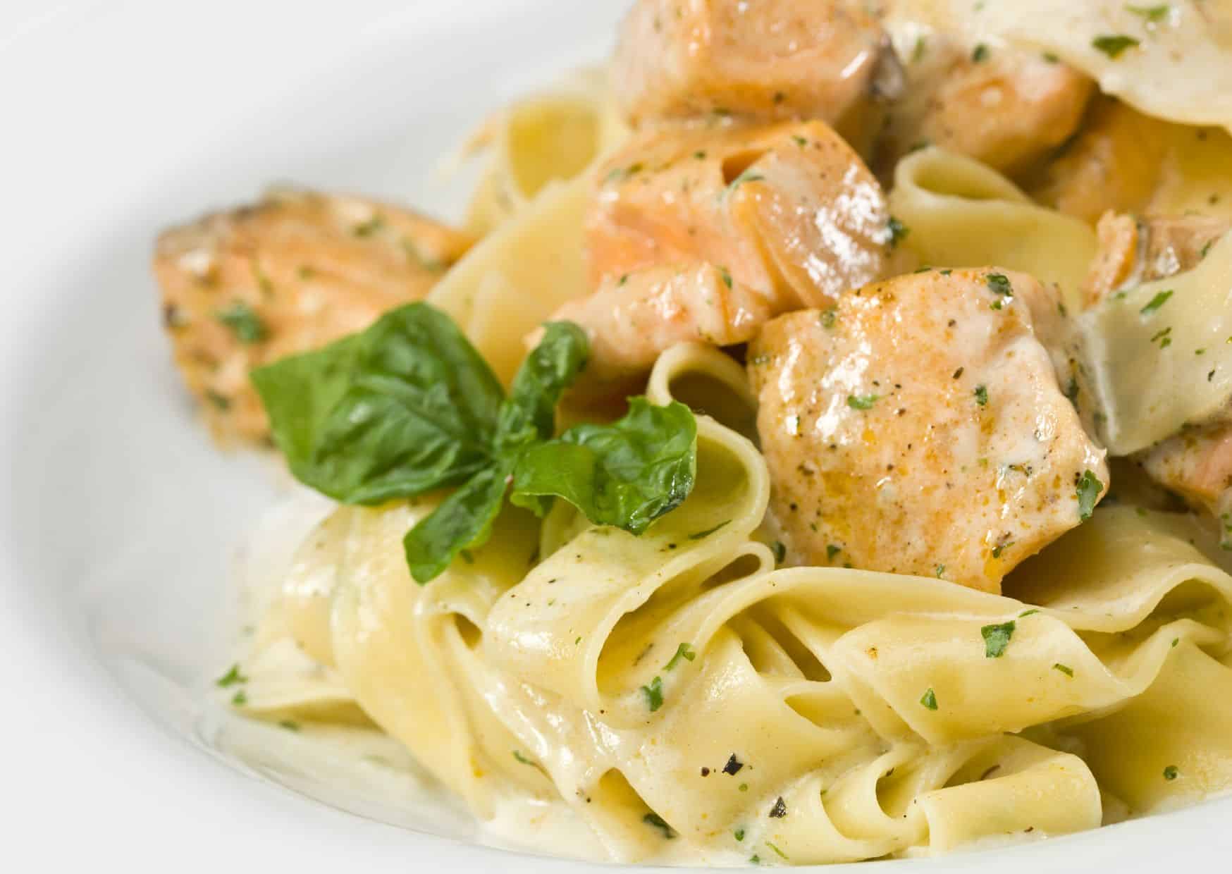 Tagliatelle al Salmone (Salmon Sauce)