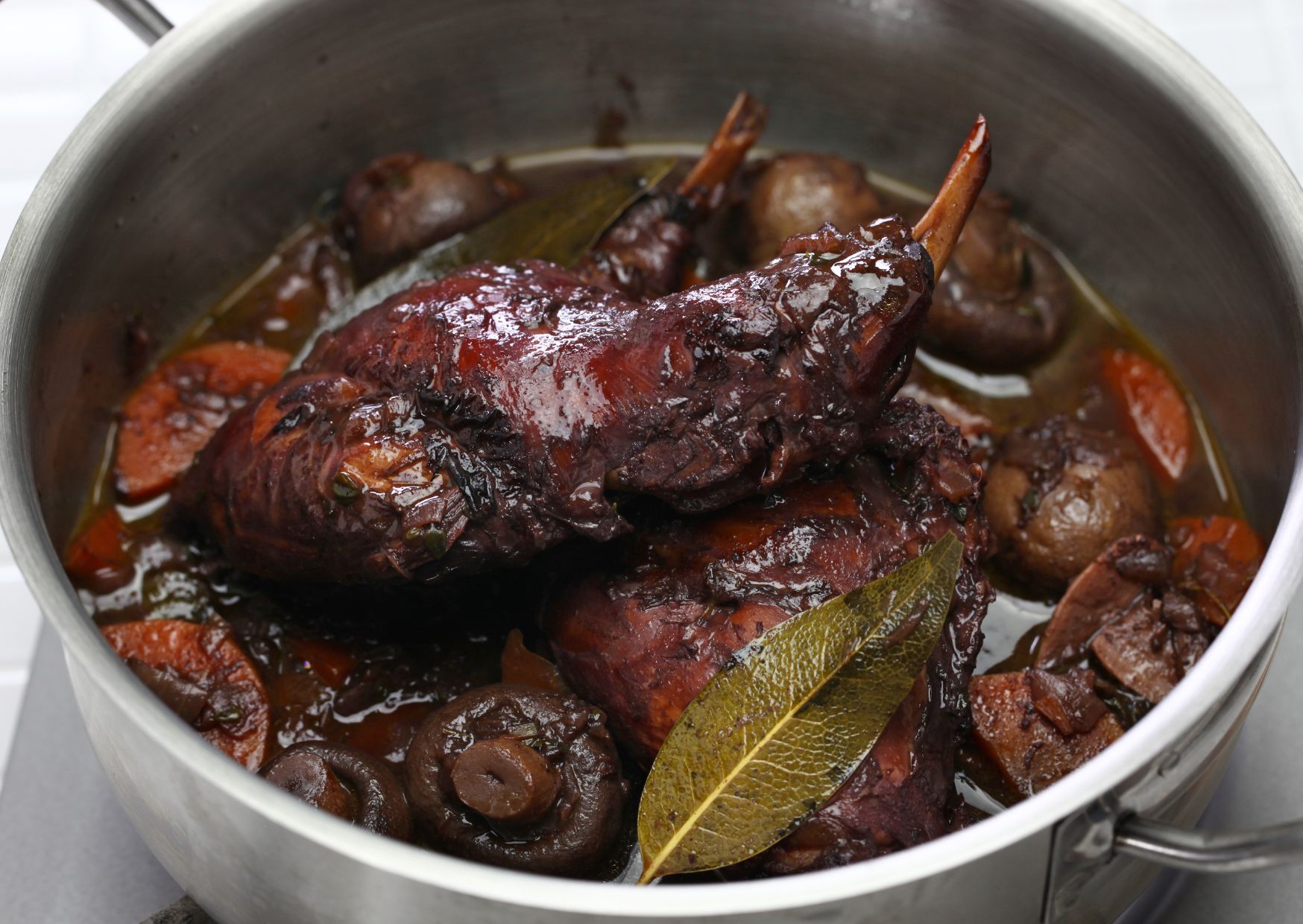 Coniglio in Umido Braised Rabbit in Wine and Herbs 1