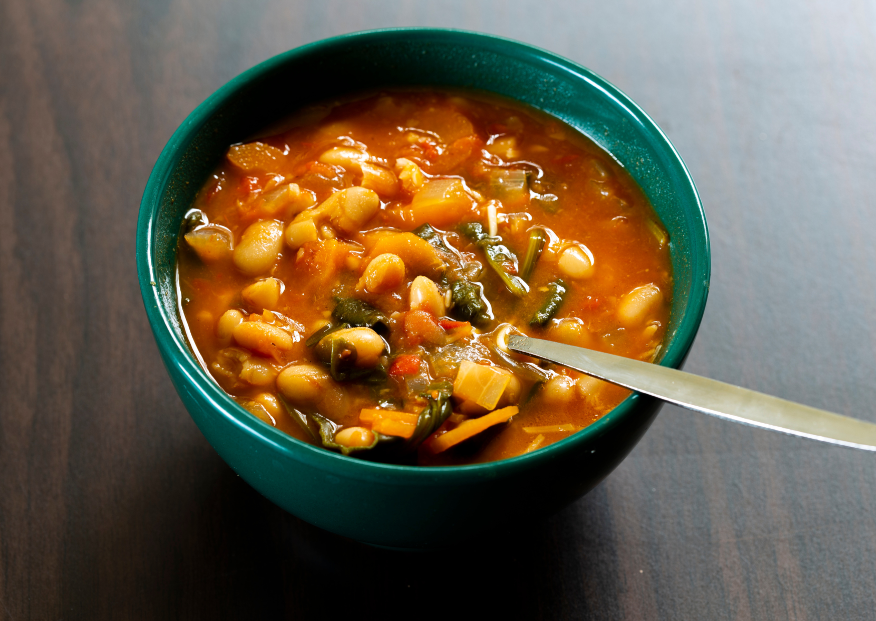 Tuscan White Beans With Greens And Lemon