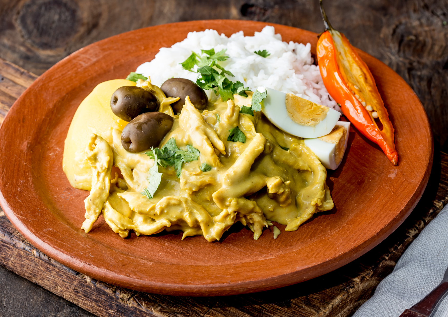 Peruvian aji de gallina
