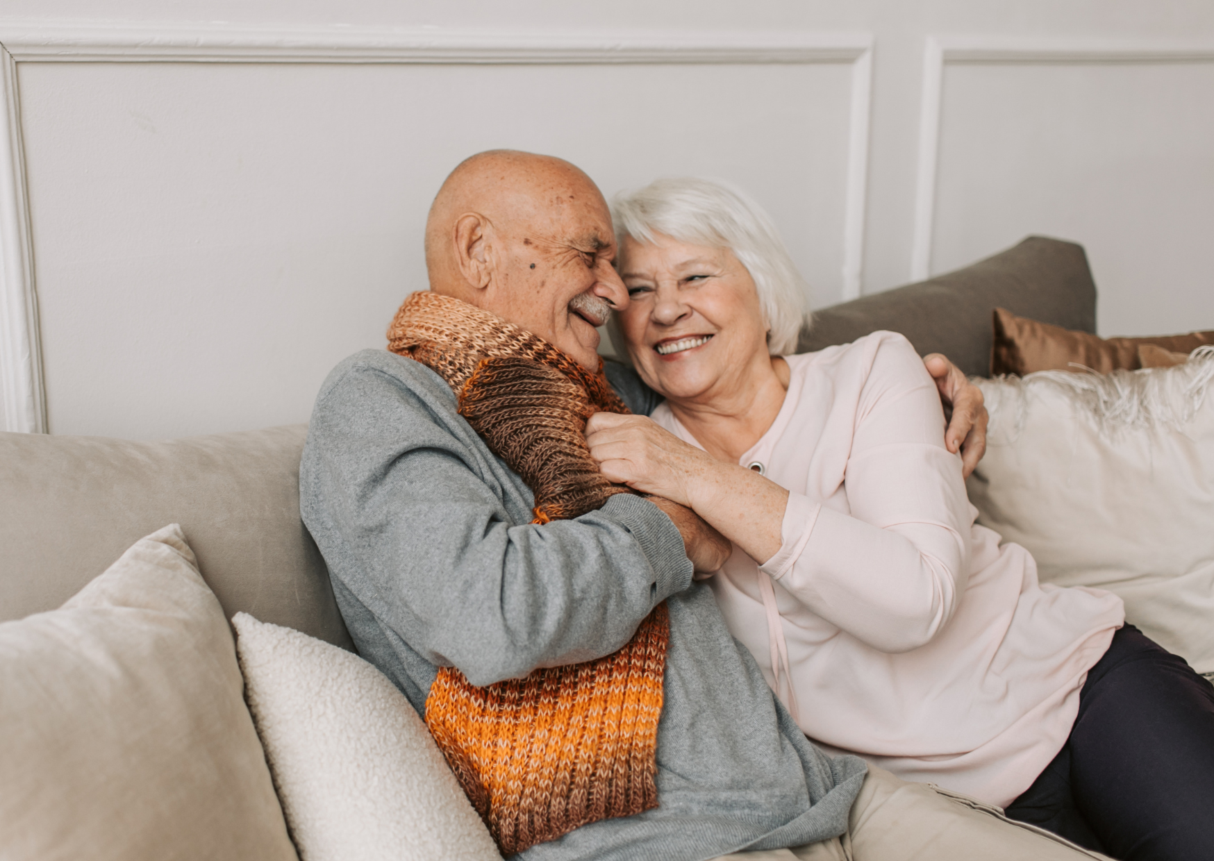 old couple in bedroom