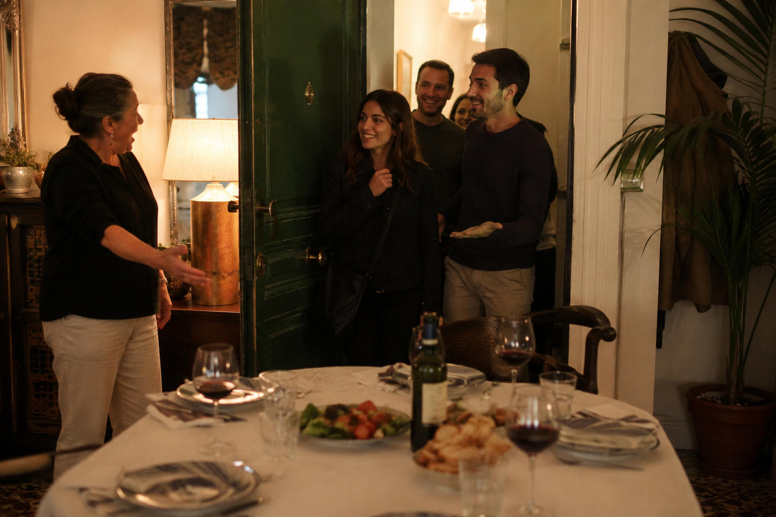 spanish dinner party. d