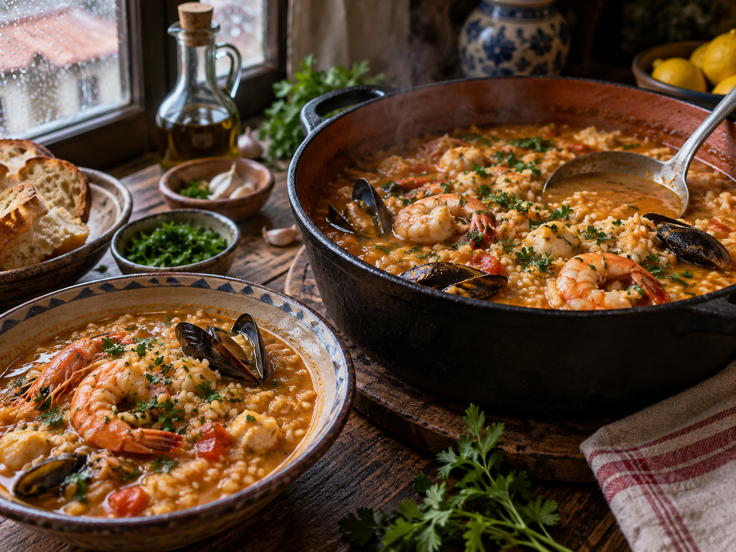 Arroz Caldoso Is the Soupy Rice Spain Craves When the Rain Starts. One Pot, Big Spoon 6 Arroz Caldoso 6