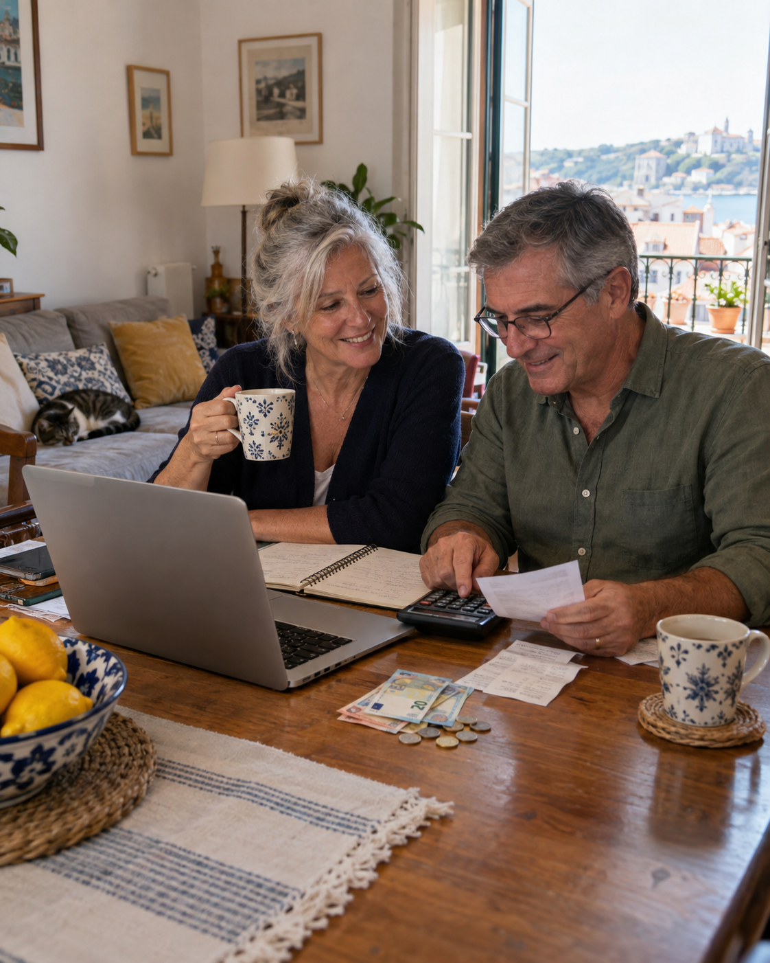 The Couple Who Retired to Portugal on $2,000 a Month, Eighteen Months In. The Budget That Changed 3 couple 4